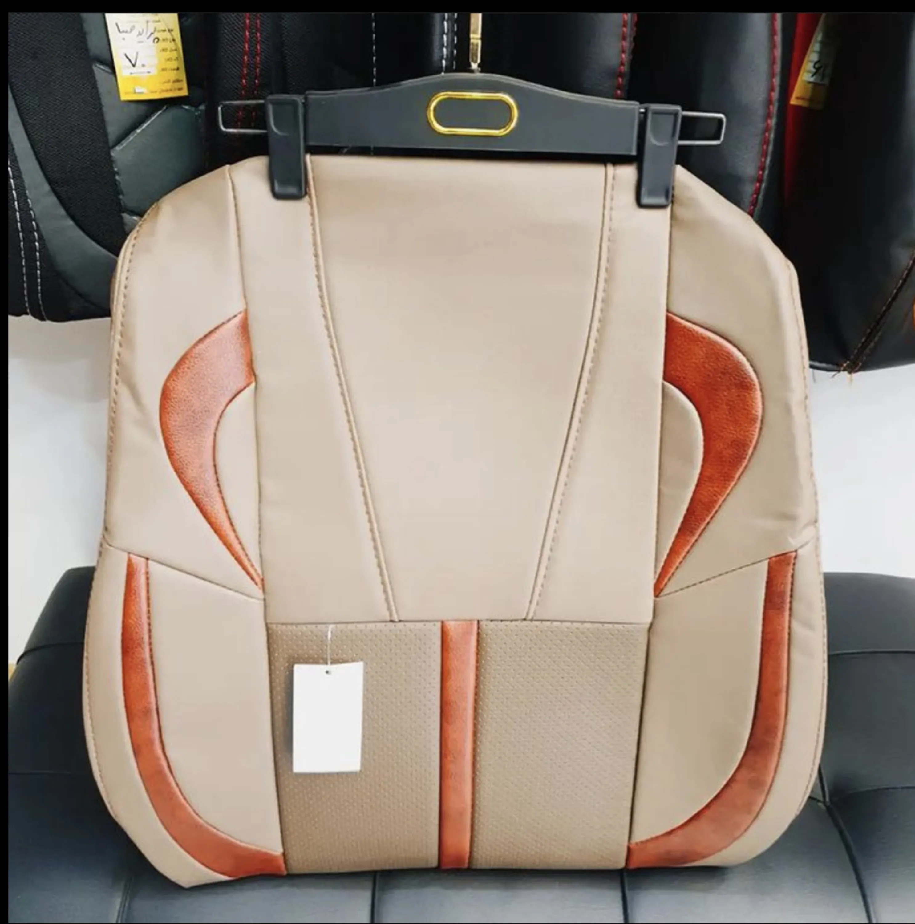 روکش صندلی 405 کرم طرح دار روکش صندلی 405 کرم طرح دار